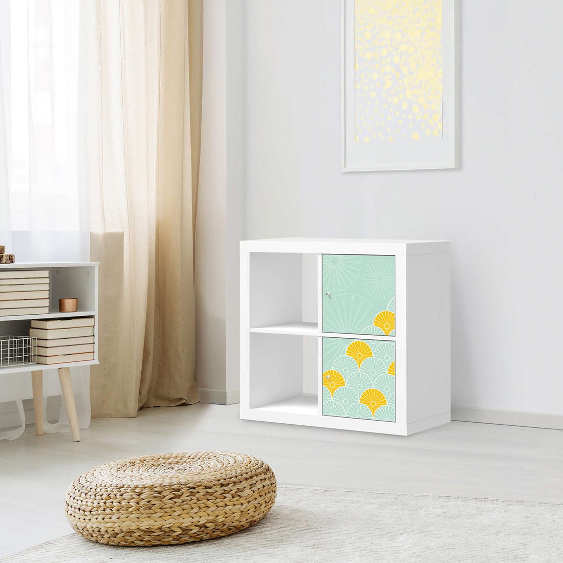 Möbelfolie Spring - IKEA Kallax Regal 2 Türen Hoch - Wohnzimmer