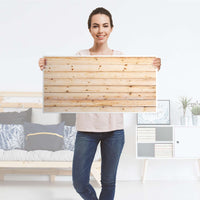 Möbelfolie Bright Planks - IKEA Kallax Regal [oben] - Folie