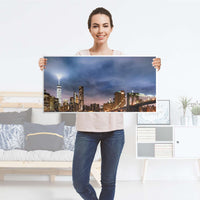 Möbelfolie Brooklyn Bridge - IKEA Kallax Regal [oben] - Folie