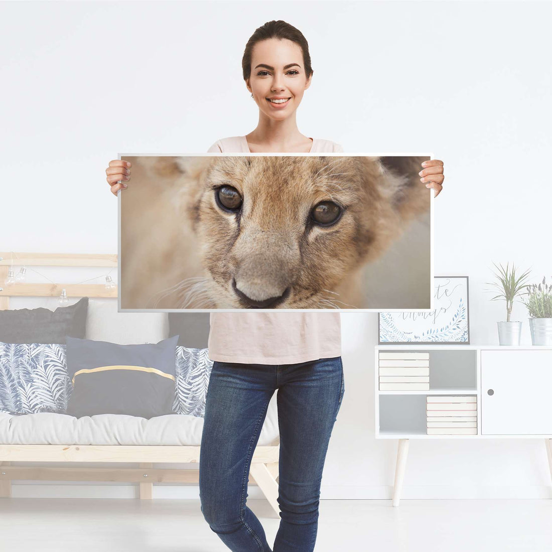 Möbelfolie Simba - IKEA Kallax Regal [oben] - Folie