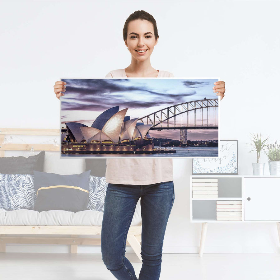Möbelfolie Sydney - IKEA Kallax Regal [oben] - Folie