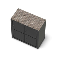 Möbelfolie Dark washed - IKEA Kallax Regal [oben] - schwarz