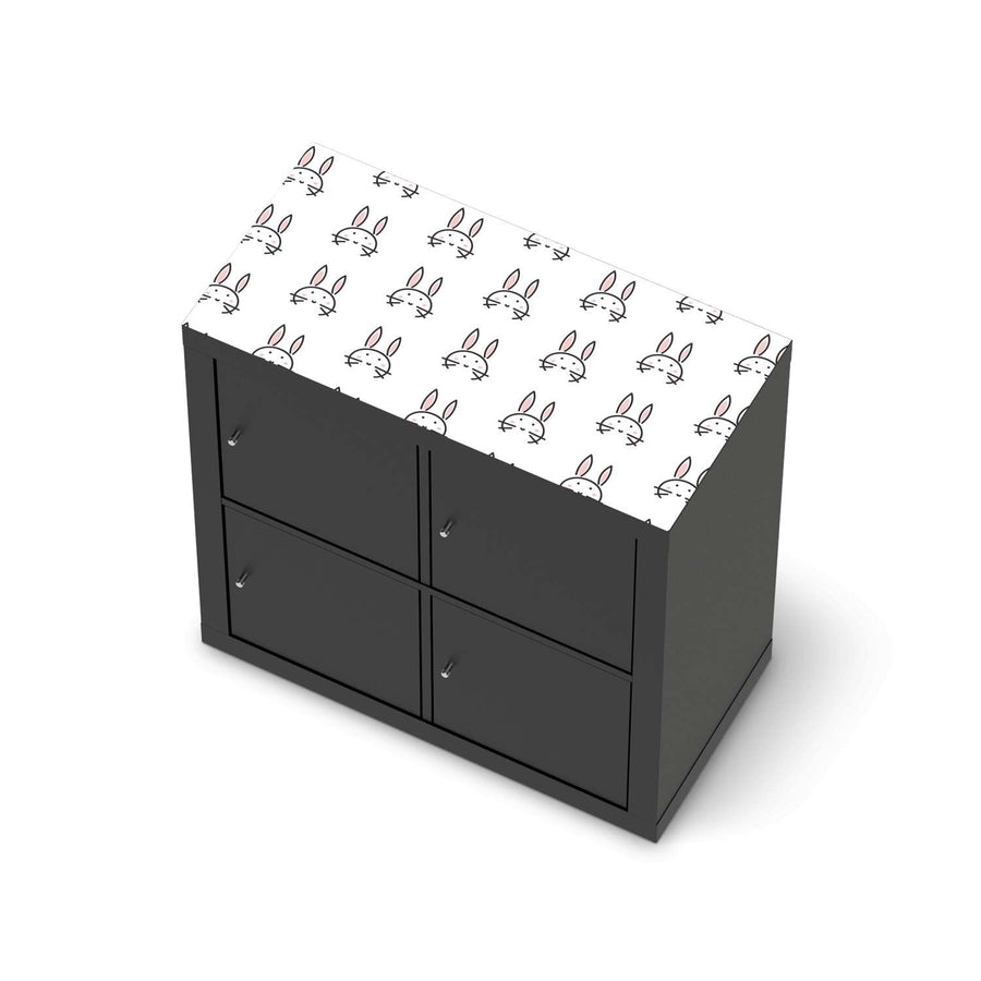 Möbelfolie Hoppel - IKEA Kallax Regal [oben] - schwarz
