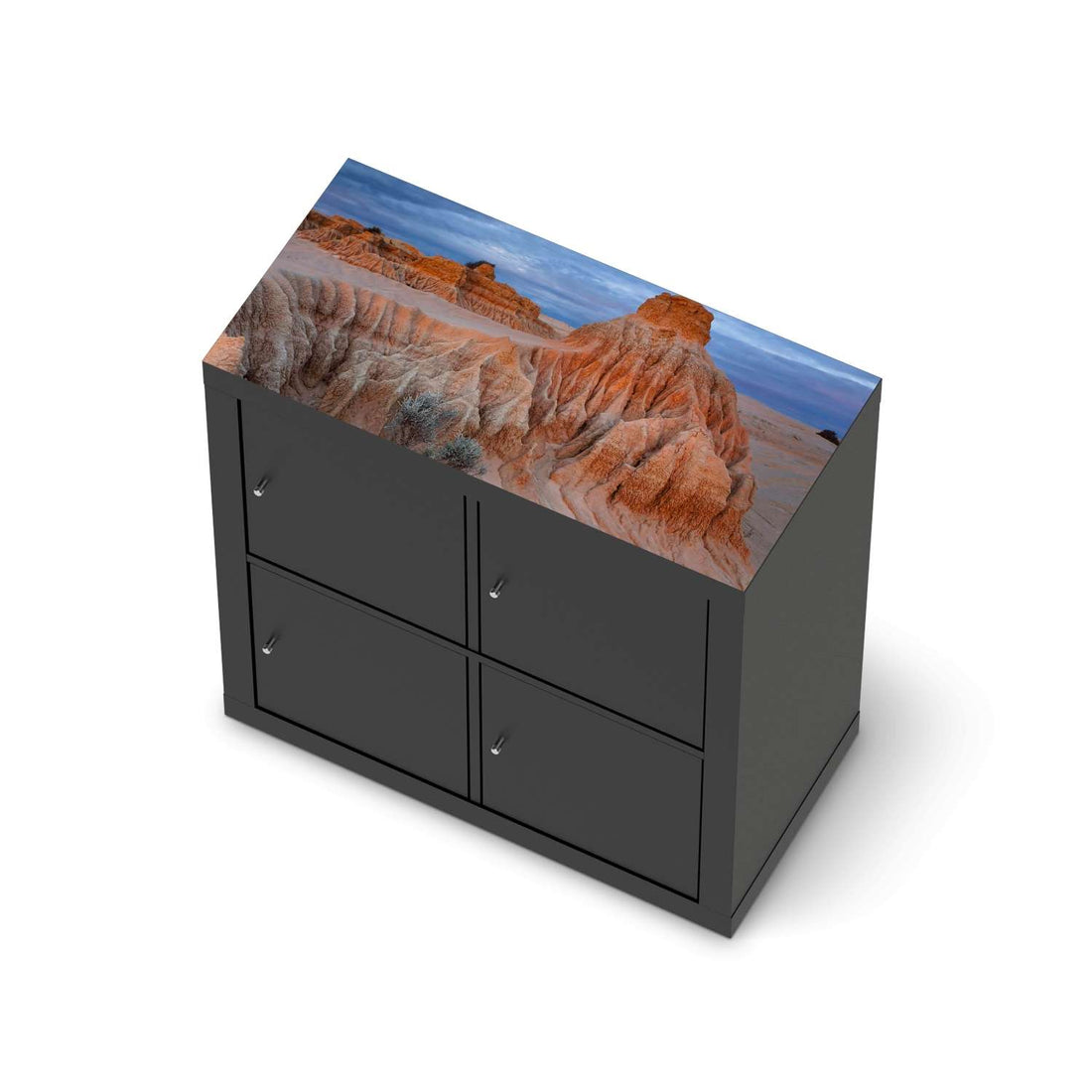 Möbelfolie Outback Australia - IKEA Kallax Regal [oben] - schwarz