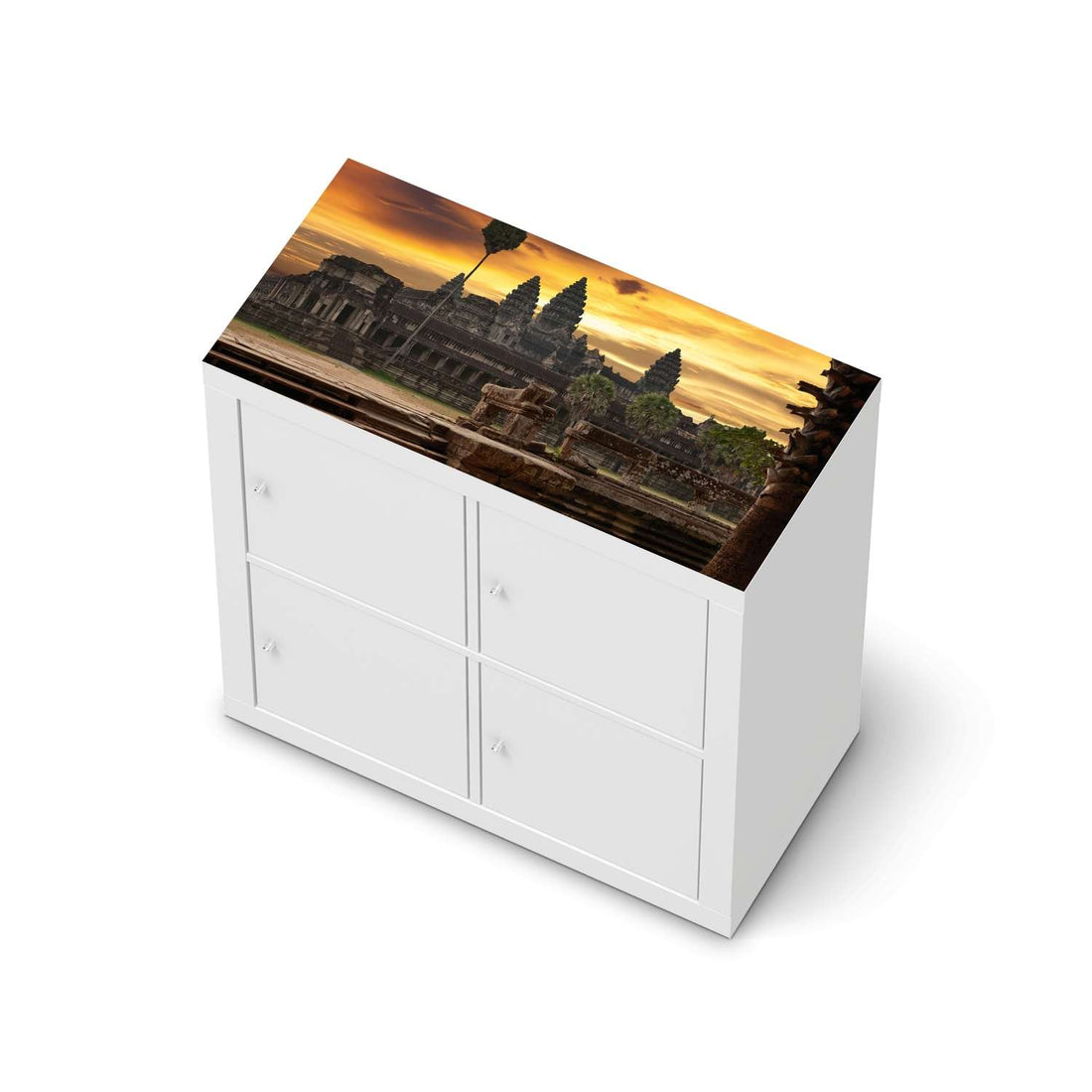 Möbelfolie Angkor Wat - IKEA Kallax Regal [oben]  - weiss