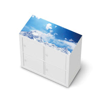 Möbelfolie Everest - IKEA Kallax Regal [oben]  - weiss