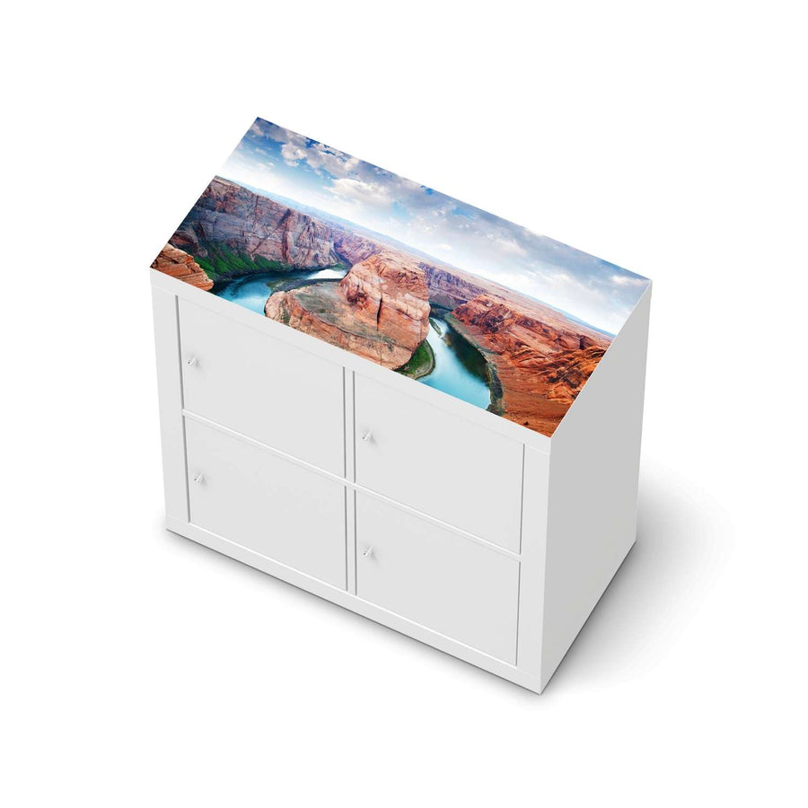 Möbelfolie Grand Canyon - IKEA Kallax Regal [oben]  - weiss