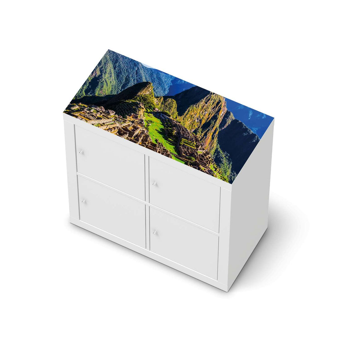 Möbelfolie Machu Picchu - IKEA Kallax Regal [oben]  - weiss