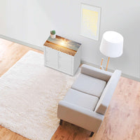 Möbelfolie Savanne - IKEA Kallax Regal [oben] - Wohnzimmer