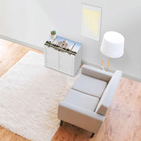 Möbelfolie Taj Mahal - IKEA Kallax Regal [oben] - Wohnzimmer