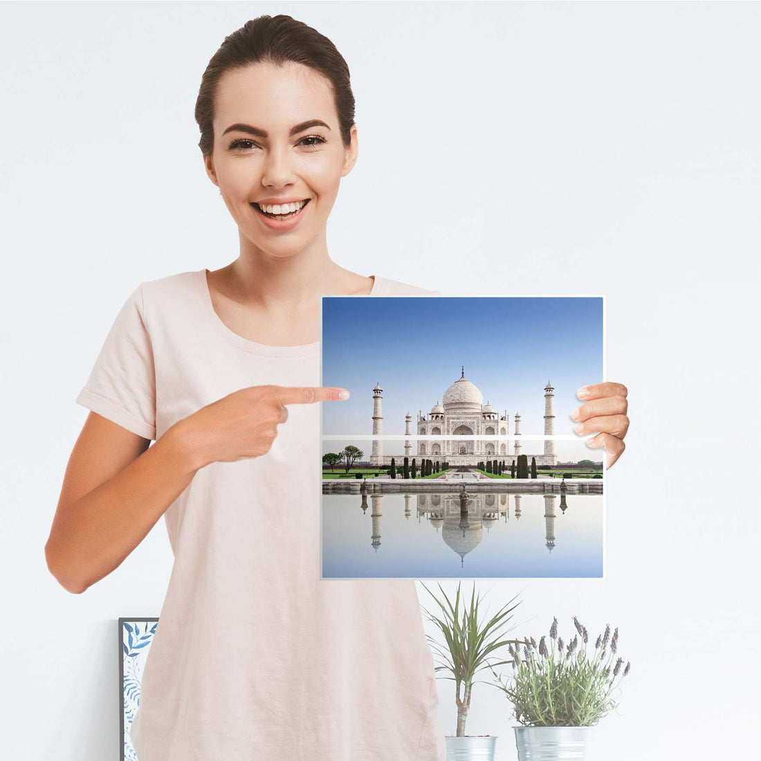Möbelfolie Taj Mahal - IKEA Kallax Regal Schubladen - Folie