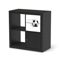 Möbelfolie Freistoss - IKEA Kallax Regal Schubladen - schwarz