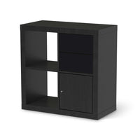 Möbelfolie Schwarz - IKEA Kallax Regal Schubladen - schwarz