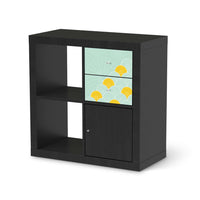 Möbelfolie Spring - IKEA Kallax Regal Schubladen - schwarz