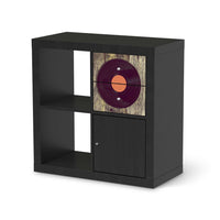 Möbelfolie Vinyl - IKEA Kallax Regal Schubladen - schwarz
