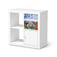 Möbelfolie Grand Canyon - IKEA Kallax Regal Schubladen  - weiss