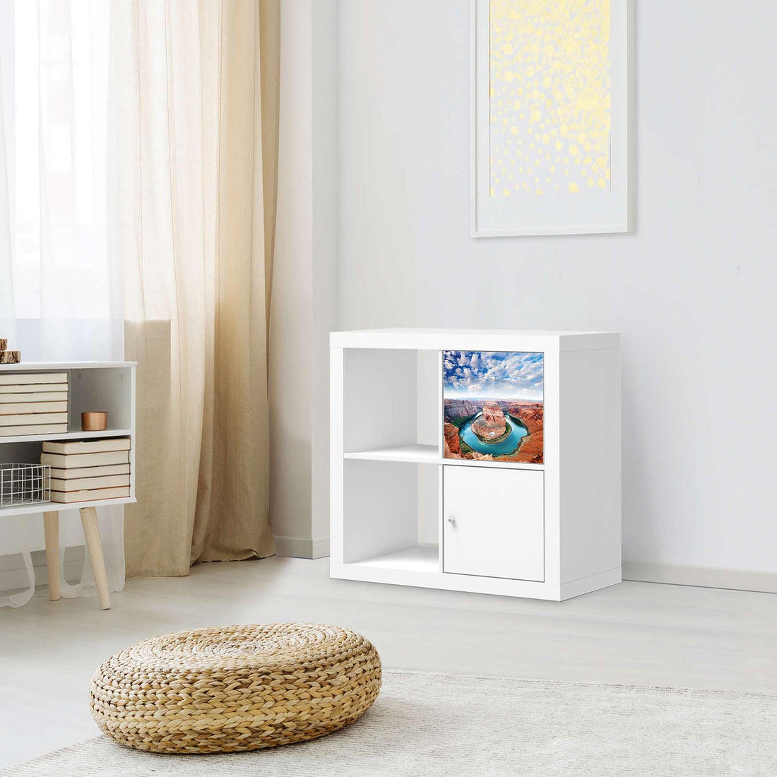Möbelfolie Grand Canyon - IKEA Kallax Regal Schubladen - Wohnzimmer