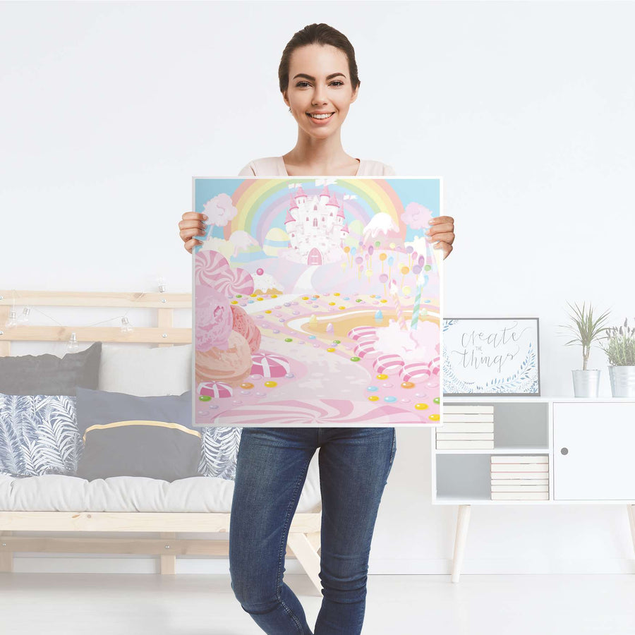 Möbelfolie Candyland - IKEA Lack Tisch 55x55 cm - Folie