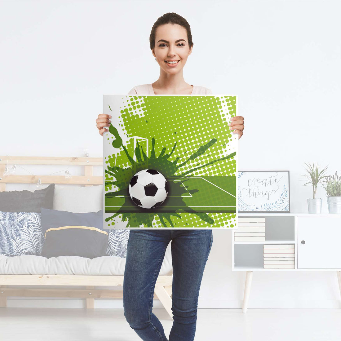Möbelfolie Goal - IKEA Lack Tisch 55x55 cm - Folie