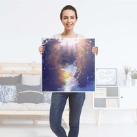 Möbelfolie Lichtflut - IKEA Lack Tisch 55x55 cm - Folie