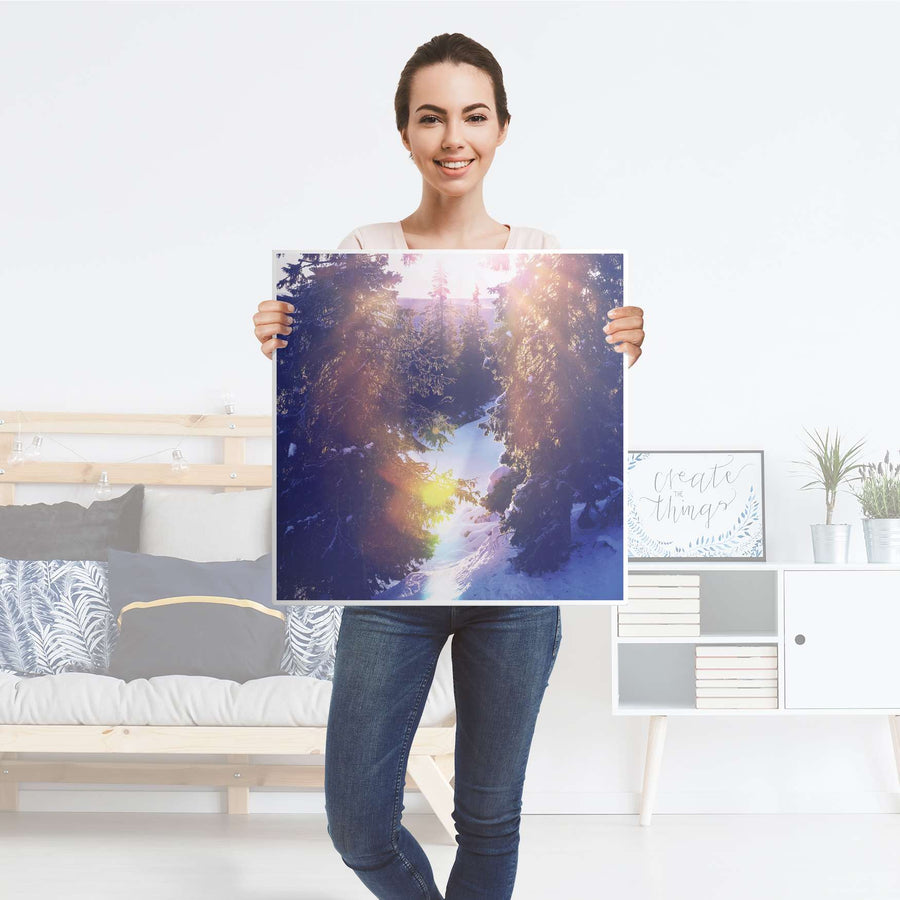 Möbelfolie Lichtflut - IKEA Lack Tisch 55x55 cm - Folie