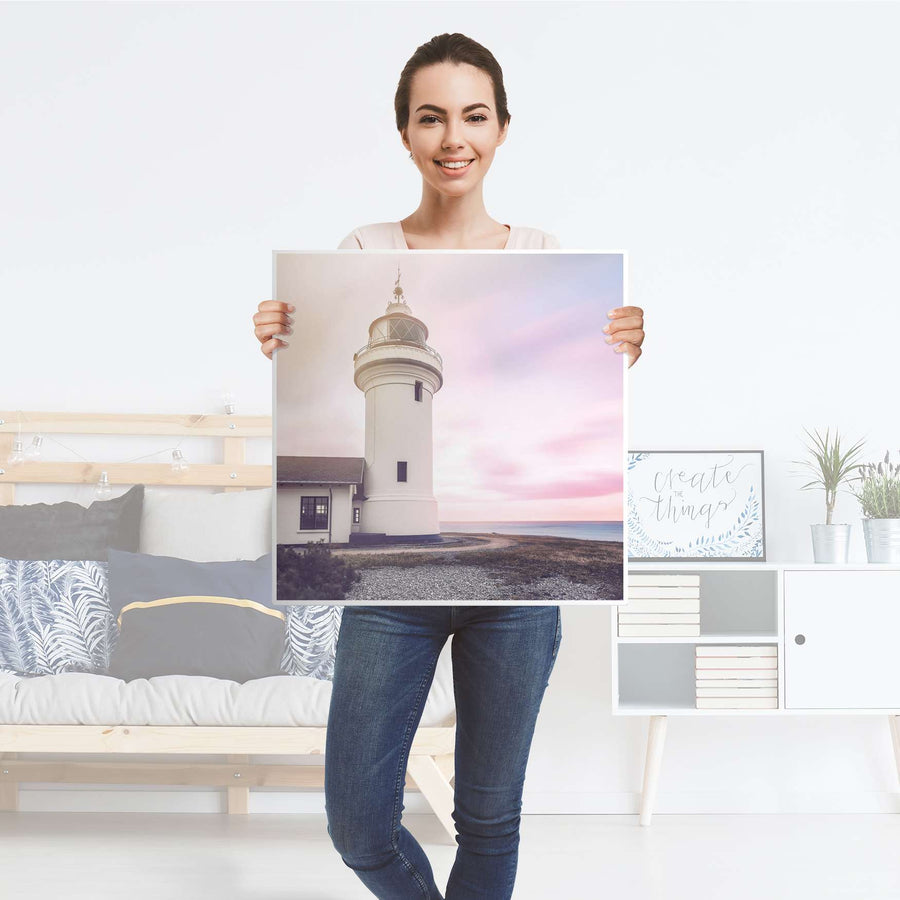 Möbelfolie Lighthouse - IKEA Lack Tisch 55x55 cm - Folie