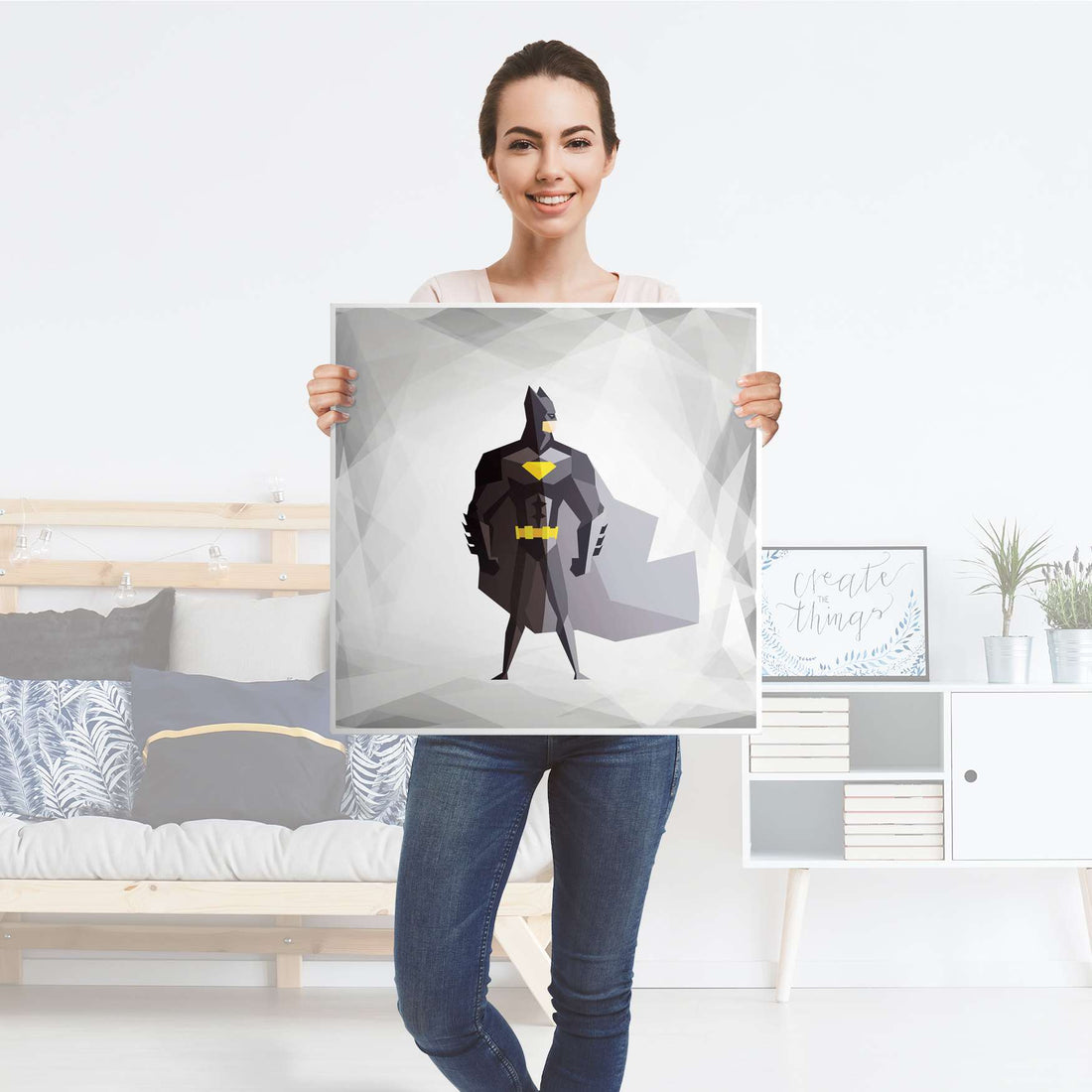 Möbelfolie Mr. Black - IKEA Lack Tisch 55x55 cm - Folie