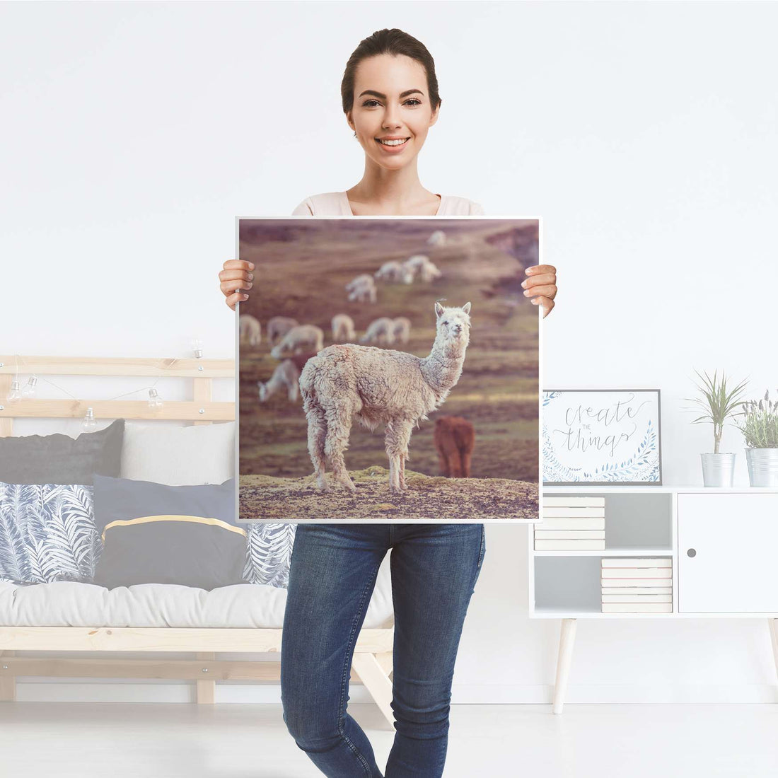 Möbelfolie Pako - IKEA Lack Tisch 55x55 cm - Folie