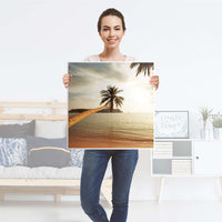 Möbelfolie Paradise - IKEA Lack Tisch 55x55 cm - Folie