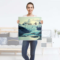 Möbelfolie Patagonia - IKEA Lack Tisch 55x55 cm - Folie
