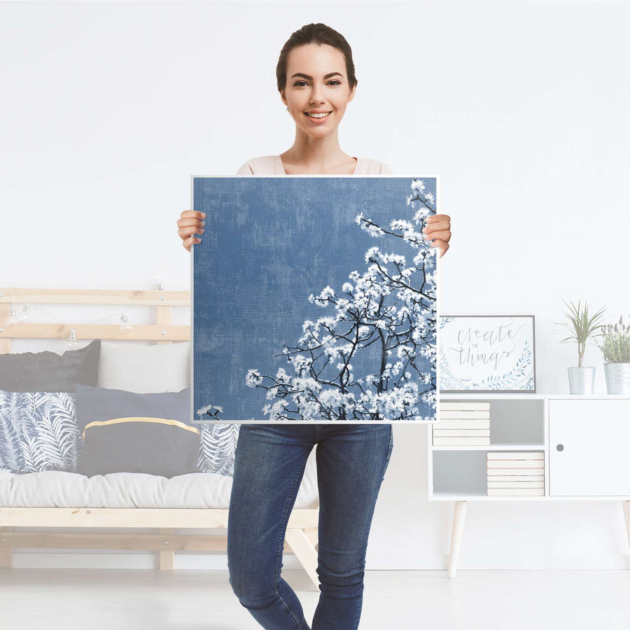 Möbelfolie Spring Tree - IKEA Lack Tisch 55x55 cm - Folie