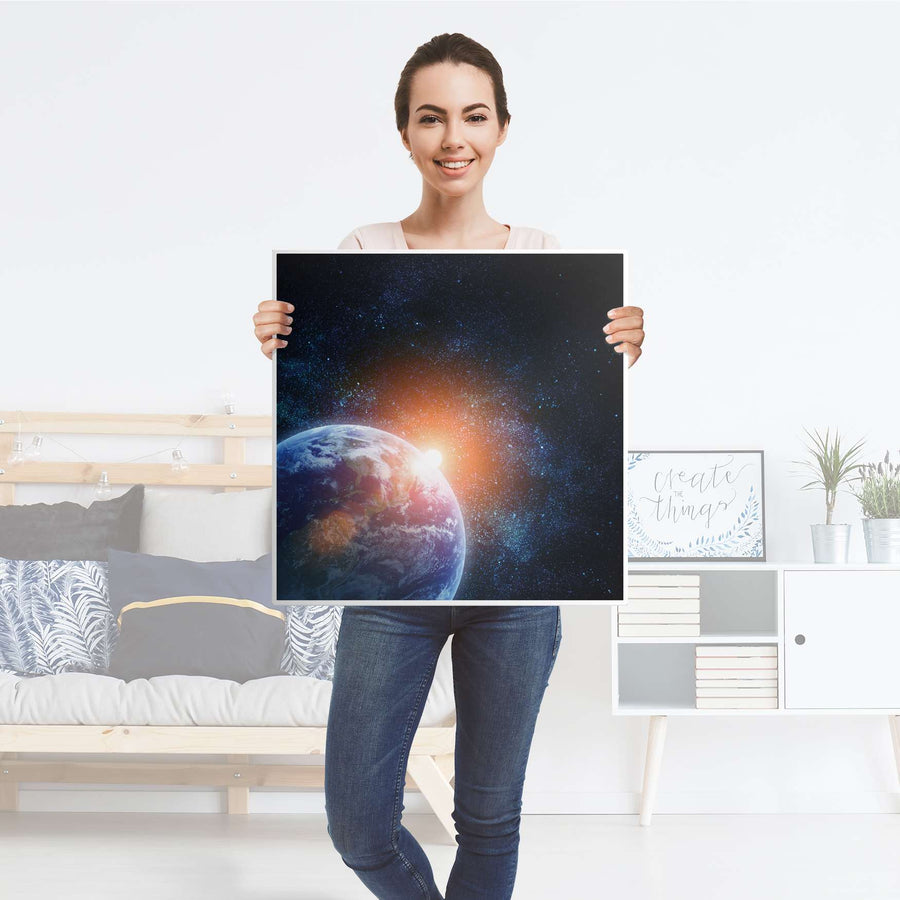 Möbelfolie Sunrise - IKEA Lack Tisch 55x55 cm - Folie