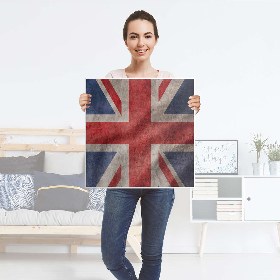 Möbelfolie Union Jack - IKEA Lack Tisch 55x55 cm - Folie