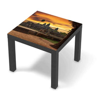 Möbelfolie Angkor Wat - IKEA Lack Tisch 55x55 cm - schwarz