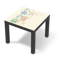 Möbelfolie Birdcage - IKEA Lack Tisch 55x55 cm - schwarz