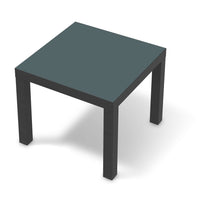 Möbelfolie Blaugrau Light - IKEA Lack Tisch 55x55 cm - schwarz