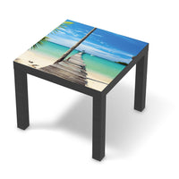 Möbelfolie Blue Water - IKEA Lack Tisch 55x55 cm - schwarz