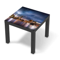 Möbelfolie Brooklyn Bridge - IKEA Lack Tisch 55x55 cm - schwarz