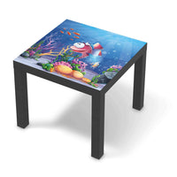 Möbelfolie Bubbles - IKEA Lack Tisch 55x55 cm - schwarz