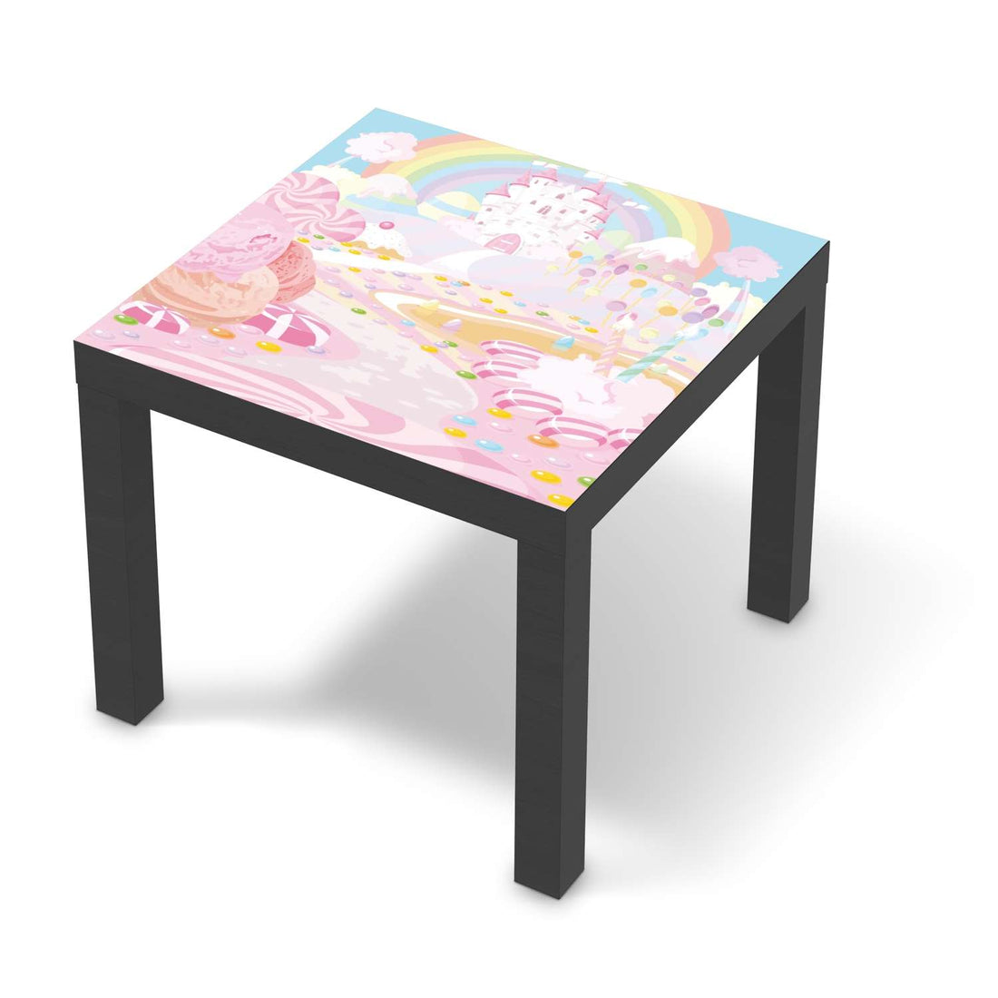 Möbelfolie Candyland - IKEA Lack Tisch 55x55 cm - schwarz