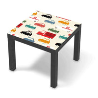 Möbelfolie Cars - IKEA Lack Tisch 55x55 cm - schwarz