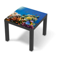Möbelfolie Coral Reef - IKEA Lack Tisch 55x55 cm - schwarz