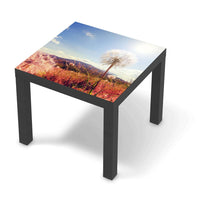 Möbelfolie Dandelion - IKEA Lack Tisch 55x55 cm - schwarz