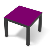 Möbelfolie Flieder Dark - IKEA Lack Tisch 55x55 cm - schwarz