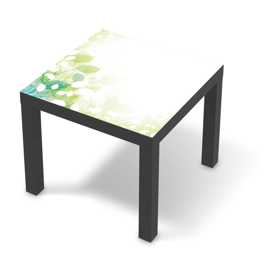 Möbelfolie Flower Light - IKEA Lack Tisch 55x55 cm - schwarz