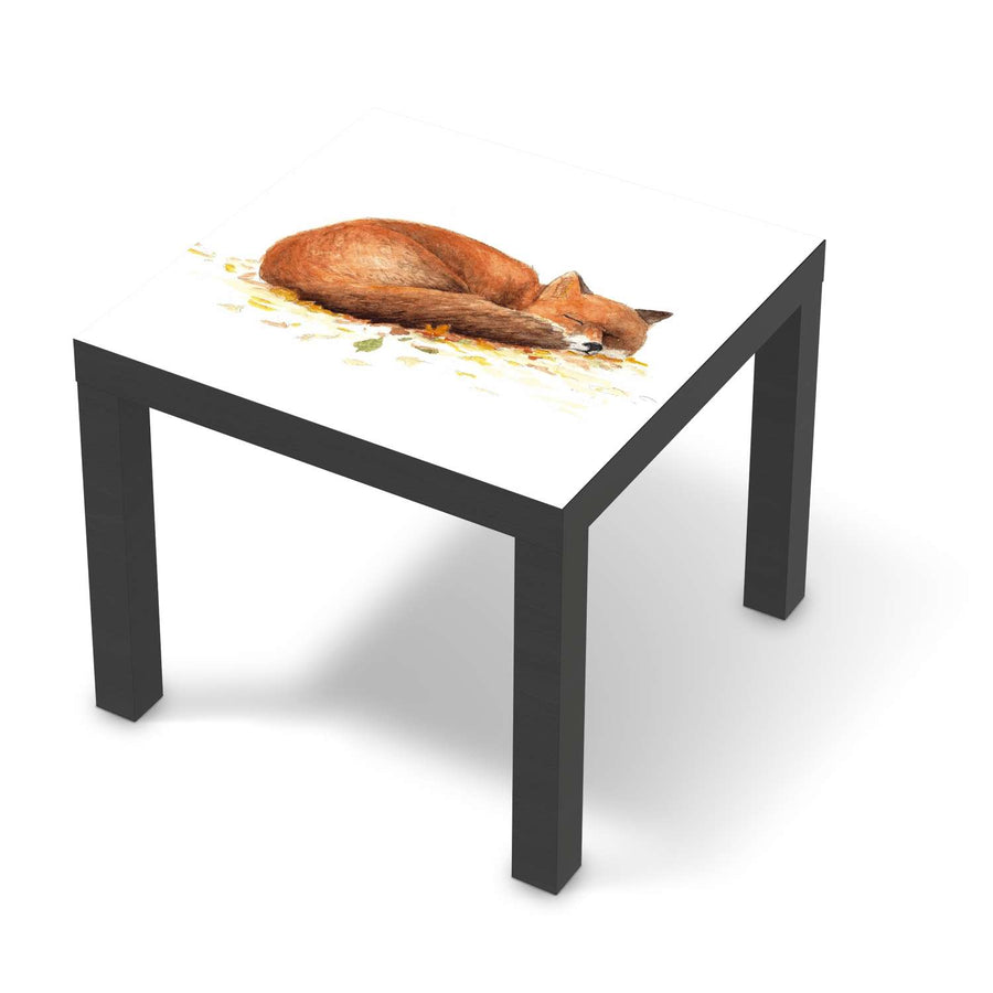 Möbelfolie Fuchs - IKEA Lack Tisch 55x55 cm - schwarz