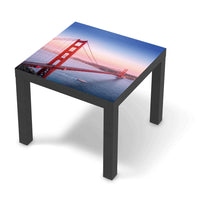 Möbelfolie Golden Gate - IKEA Lack Tisch 55x55 cm - schwarz