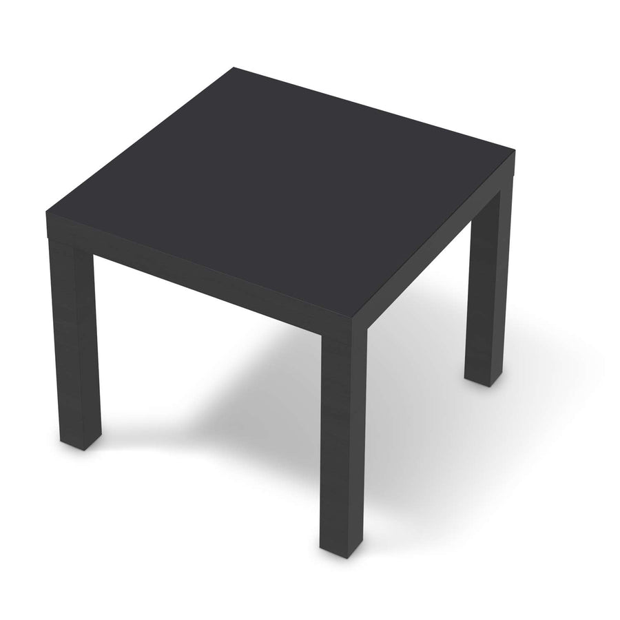 Möbelfolie Grau Dark - IKEA Lack Tisch 55x55 cm - schwarz