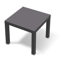 Möbelfolie Grau Light - IKEA Lack Tisch 55x55 cm - schwarz