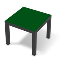 Möbelfolie Grün Dark - IKEA Lack Tisch 55x55 cm - schwarz